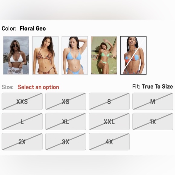 FABLETICS Triangle String Bikini Top - Picture 6 of 7